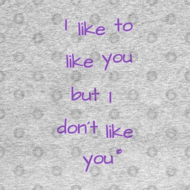 I like to like you by Cavaleyn Designs